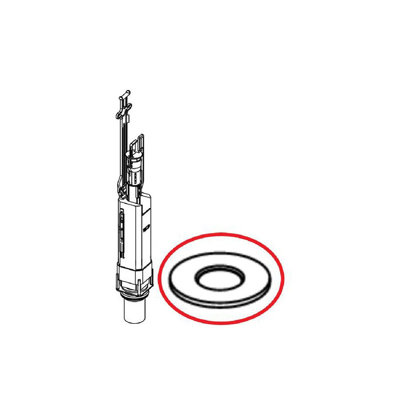 Joint plat soupape chasse A3 Tece