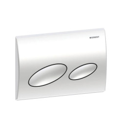 Plaque Kappa20 chromé brillant Geberit